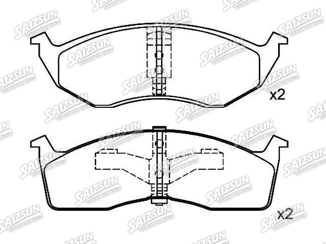 Pastillas de freno Brake Pad Set:05018595AA