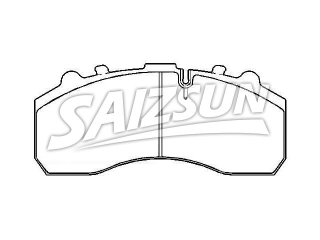 Pastillas de freno Brake Pad Set:299 2348