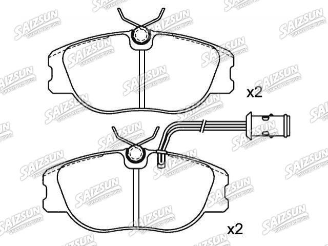 тормозная кладка Brake Pad Set:0060743563