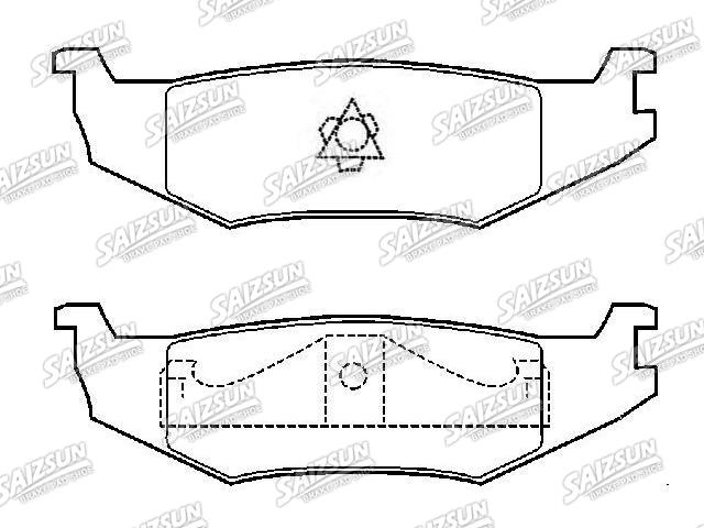 Pastillas de freno Brake Pad Set:4383883