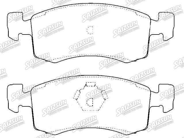 Pastillas de freno Brake Pad Set:4238788