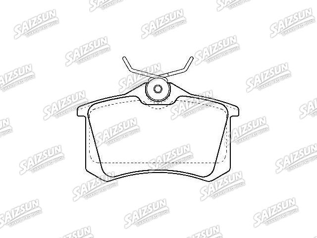 Pastillas de freno Brake Pad Set:7M0 698 451