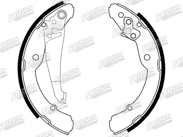 Zapata de freno Brake Shoe Set:1J0 698 525