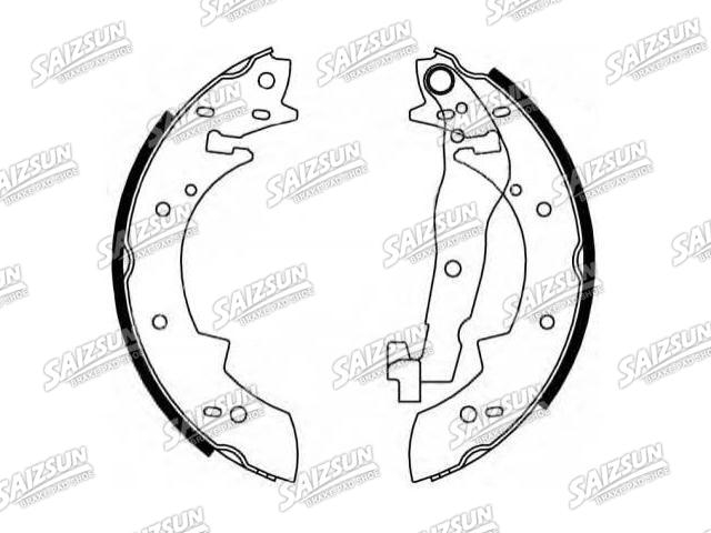 Brake Shoe Set Brake Shoe Set:77 01 202 724