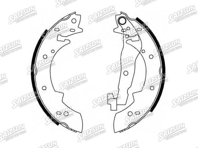 Brake Shoe Set Brake Shoe Set:60 25 170 699