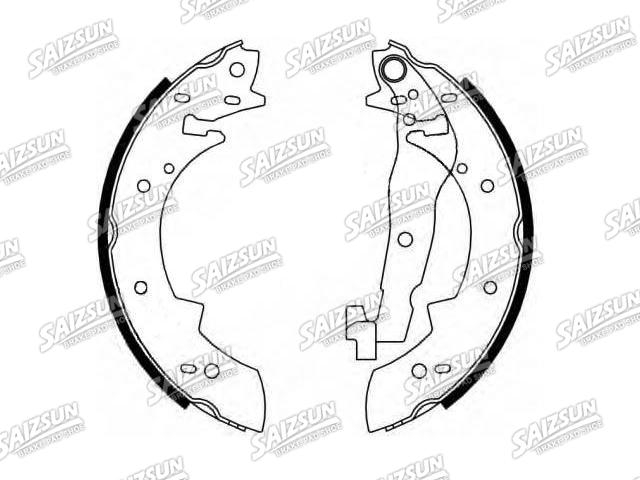 Brake Shoe Set Brake Shoe Set:77 01 203 697
