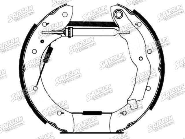 Brake Shoe Set Brake Shoe Set:77 01 205 307
