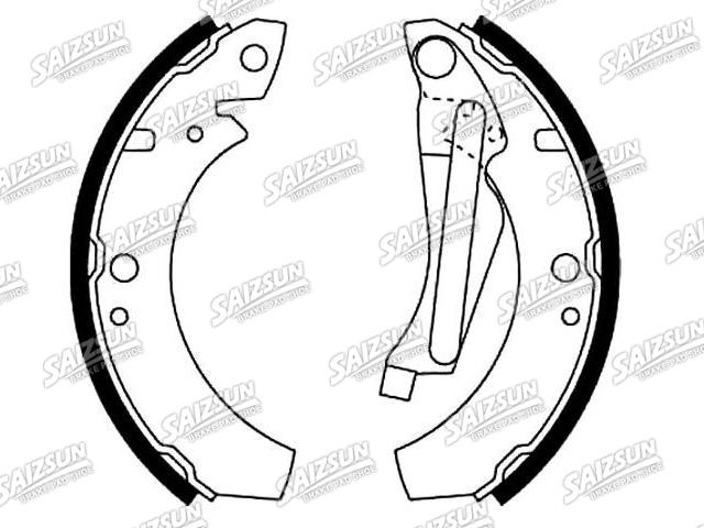 Brake Shoe Set Brake Shoe Set:171 609 537 B