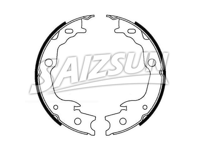 Zapata de freno Brake Shoe Set:46540-06030