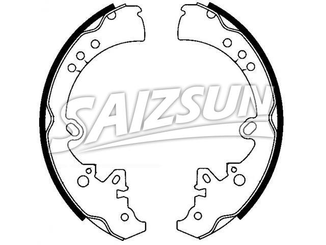 Zapata de freno Brake Shoe Set:04495-0K050