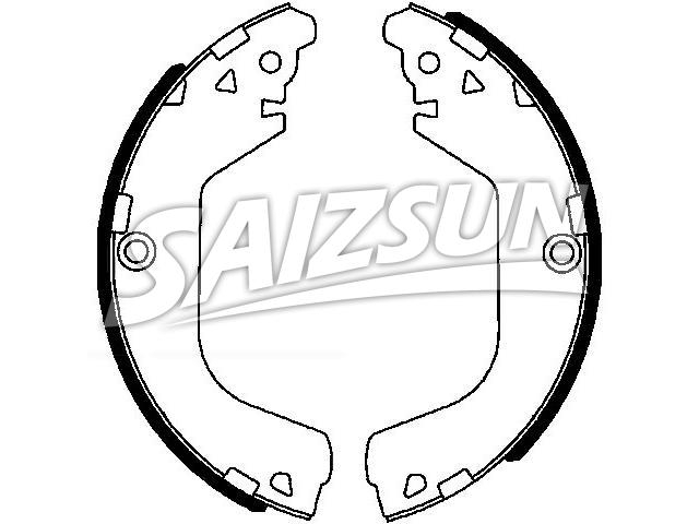 Zapata de freno Brake Shoe Set:13381403