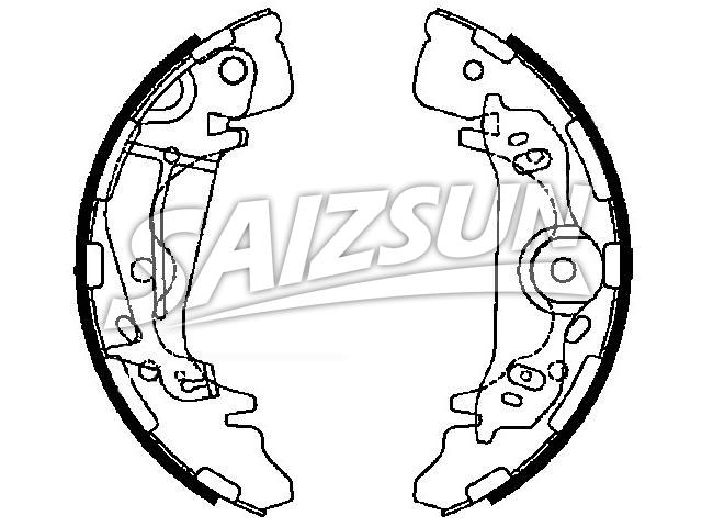 Zapata de freno Brake Shoe Set:58305-4AA30