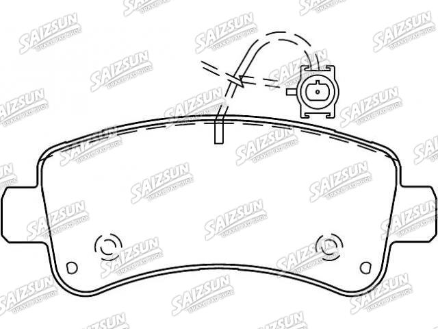 刹车片 Brake Pad Set:68230095AA
