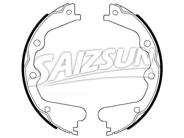 Zapata de freno Brake Shoe Set:22937747