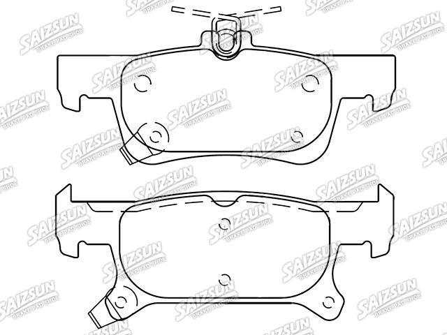 刹车片 Brake Pad Set:23145351