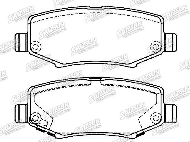 刹车片 Brake Pad Set:2870-4230-0159
