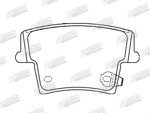 тормозная кладка Brake Pad Set:68001440AB