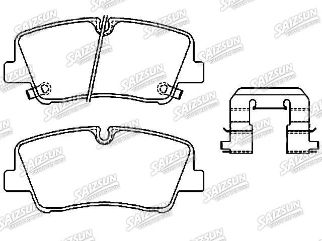 тормозная кладка Brake Pad Set:58301-59A00
