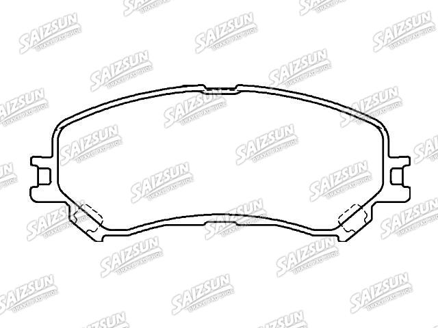 тормозная кладка Brake Pad Set:41 06 061 24R