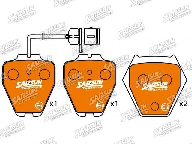 Pastillas de freno Brake Pad Set:3D0 698 151 B