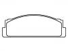 Pastillas de freno Brake Pad Set:SE-127165005A