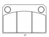 Pastillas de freno Brake Pad Set:120300