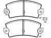 Pastillas de freno Brake Pad Set:77 01 602 289