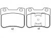 Pastillas de freno Brake Pad Set:181150