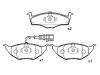 Pastillas de freno Brake Pad Set:8Z0 698 151