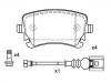 Pastillas de freno Brake Pad Set:7H0 698 451