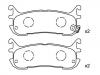 Pastillas de freno Brake Pad Set:NAY5-26-43Z