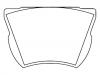 Pastillas de freno Brake Pad Set:D67-710