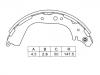 Zapata de freno Brake Shoe Set:K1190