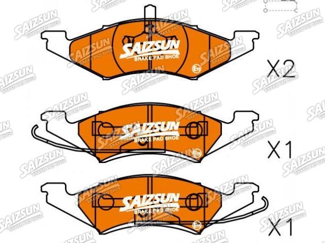 Pastillas de freno Brake Pad Set:E8FZ-2001-A