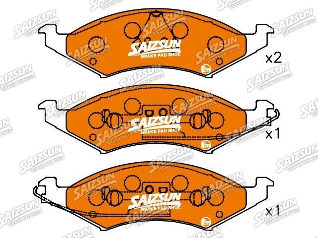Pastillas de freno Brake Pad Set:F3DZ-2001-A