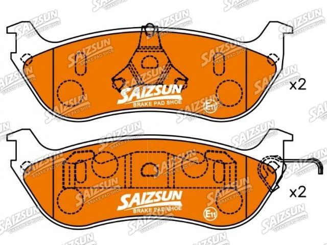 Pastillas de freno Brake Pad Set:F6AZ-2200-CA