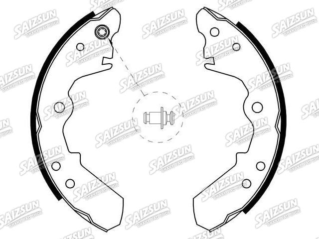 Kit mâchoire de frein Brake Shoe Set:8-94124-862-1