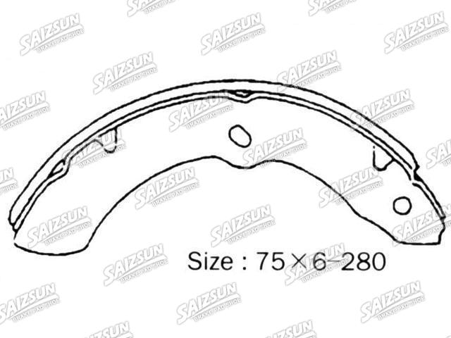 Kit mâchoire de frein Brake Shoe Set:NR4037