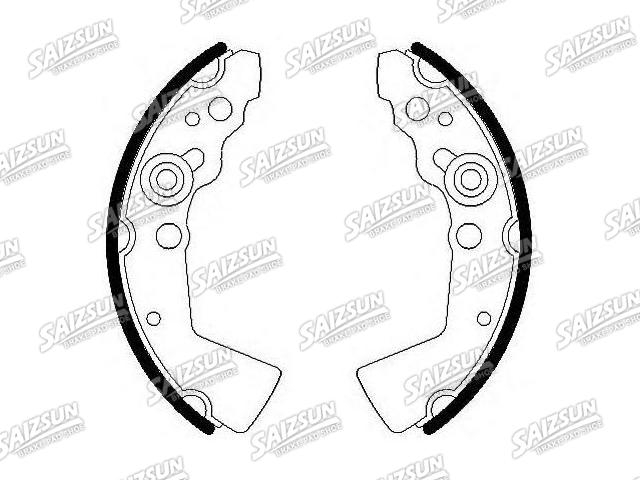Kit mâchoire de frein Brake Shoe Set:7251-78240