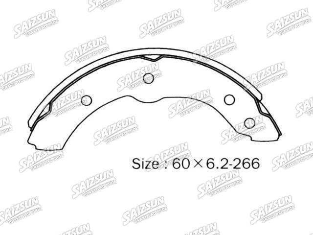 Kit mâchoire de frein Brake Shoe Set:NN1084