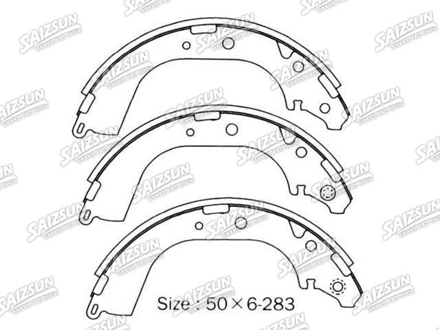 Kit mâchoire de frein Brake Shoe Set:NN1087