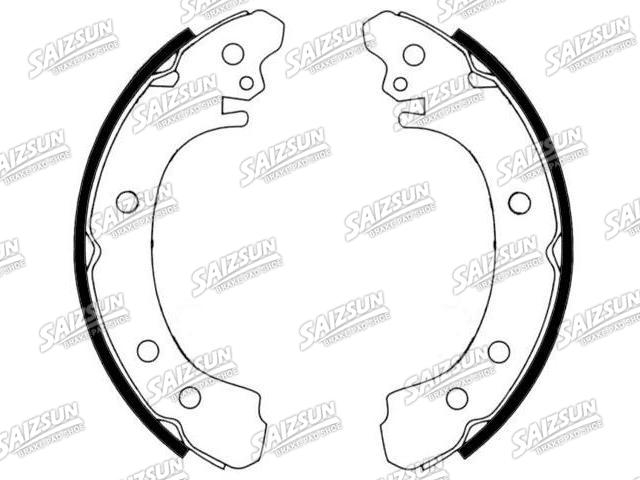 Kit mâchoire de frein Brake Shoe Set:K11151