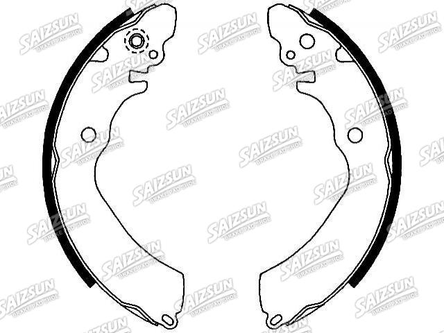 Kit mâchoire de frein Brake Shoe Set:04495-BZ010