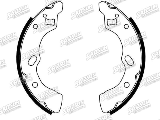 Kit mâchoire de frein Brake Shoe Set:D1Y2-26-38Z