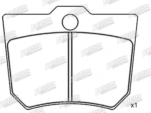 Plaquettes de frein Brake Pad Set:3230081M91