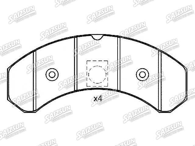 Plaquettes de frein Brake Pad Set:8 284 000 106
