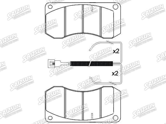Plaquettes de frein Brake Pad Set:5001 829 545