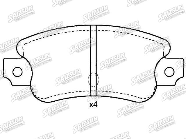 Plaquettes de frein Brake Pad Set:006 303 78 00