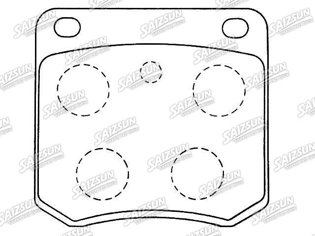 Plaquettes de frein Brake Pad Set:44060-N8425