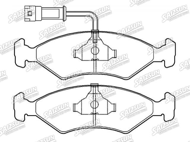Plaquettes de frein Brake Pad Set:87FX-2K0-21HA